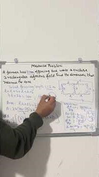 Maximize Problems (Calculus)