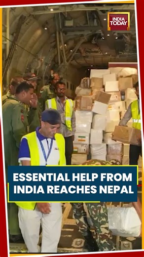 Nepal Flood News: Essential Indian Aid Reaches Nepal As Flood Relief Efforts Intensify #nepal