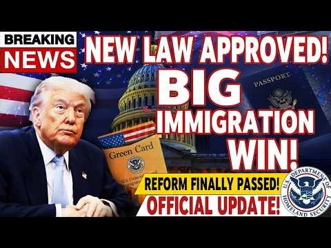 BREAKING! Major Immigration Reform Passed in Congress – Big Changes for Immigrants