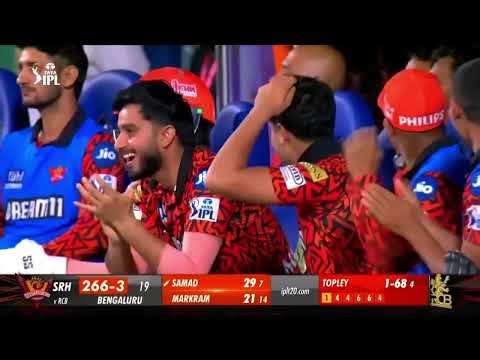 Highest run score in IPL RCB VS SRH...best ever run ipl 2025