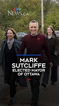 Mark Sutcliffe elected mayor of Ottawa