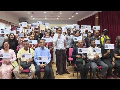 Activists protest as Myanmar's military-backed leader seeks closer ties on visit to Malaysia