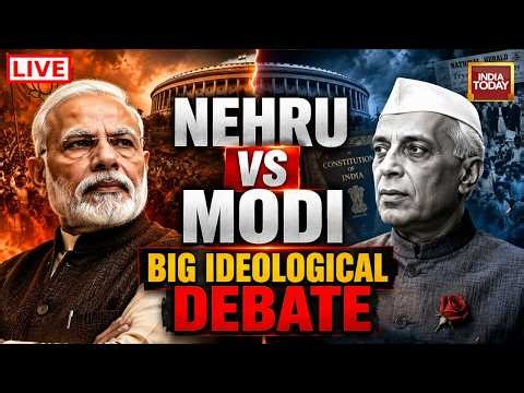 Nehru Vs Modi Debate LIVE: Decolonization, Infra Boom & Media Freedom | India Today LIVE