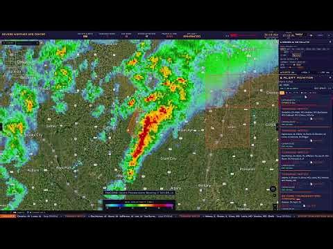 🔴 STORMBOT LIVE — AI Severe Weather Broadcast | Real-Time Radar & NWS Alerts