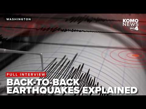 FULL INTERVIEW: UW seismologist breaks down recent earthquakes that shook near Washington, Japan