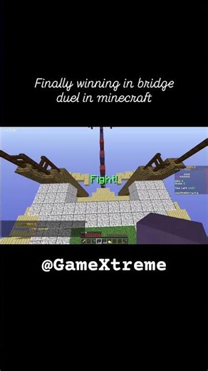 Finally Won a Bridge Duel in Minecraft 🏆🔥 #comedyeffect #gamerfleet #gaming #minecraft #viral