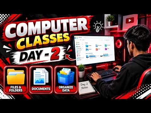 Computer Classes for Beginners Day 2 | Learn Computer Basics Step by Step