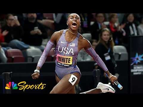 Team USA's HOT START in mixed 4x100m relay at World Athletics Ultimate Championships | NBC Sports