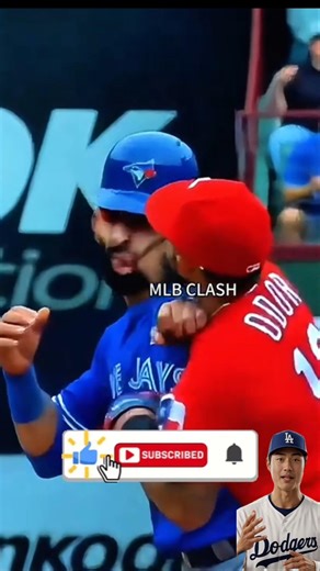Most INTENSE MLB Brawls (Part 1). Things got heated! 🔥 #mlb #baseball #shorts