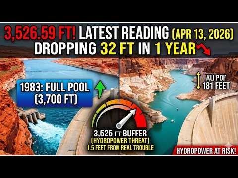 Lake Powell is 1.5 Feet from the Edge | 3,526.59 Ft (April 13, 2026 Update