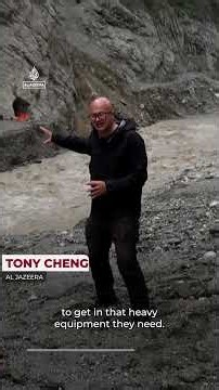 Nepal rescuers search hydropower tunnels for survivors | AJ #shorts