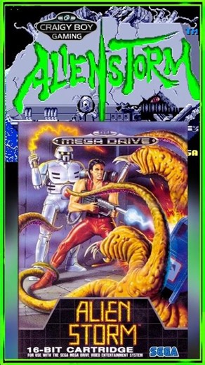 Alien Storm (SEGA Mega Drive, Genesis) #alienstorm #retrogaming
