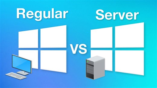 Windows Server vs regular Windows explained clearly