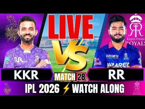 🔴IPL 2026: Kolkata vs Rajasthan IPL Live match Score | IPL 2026 Match Today | KKR vs RR Live match