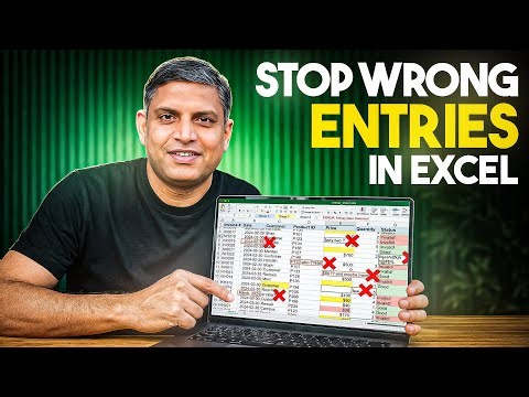 Stop Wrong Entries in Excel (Master Data Validation)