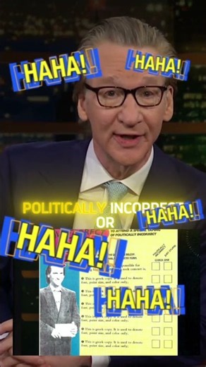 The Real Meaning of 'Politically Incorrect' #shorts #billmaher