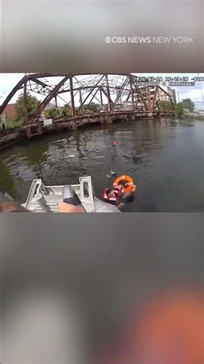 Body camera video shows NYPD officer save drowning teen