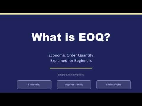 What is EOQ? Economic Order Quantity Explained for Beginners (With Real Examples)