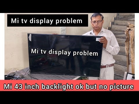 Xiaomi LED tv display problem|| mi 43 inch LED tv display problem|| mi tv screen problem|| mi tv