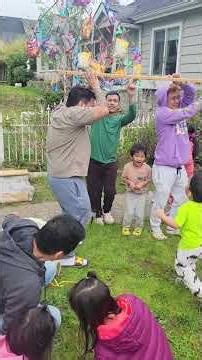 breaking the piñata