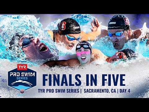 Night Four of the TYR Pro Swim Series Sacramento in Five Minutes | Finals in Five