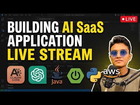 Building AI SaaS Application (Java, Python AWS) - Day 1 [LIVE]