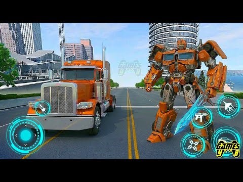 Futuristic Optimus Prime Transformers: Truck Robot City Battle 2026 Part 7 - Android Gameplay