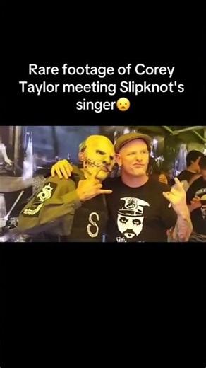 Rare Footage of Corey Taylor Meeting Slipknot's Singer ROCI NOT #numetal #slipknot