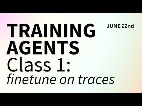 Training Agents: Live tutorial on how to fine-tune a coding agent for continual learning