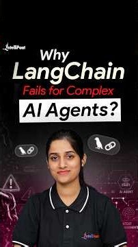 Why LangChain Fails for Complex AI Agents? 🤖 | Intellipaat #shorts