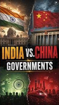 India vs China Governance | Democracy vs One-Party System #shorts
