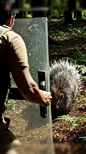 Why don't porcupine stingers hurt humans? #shorts