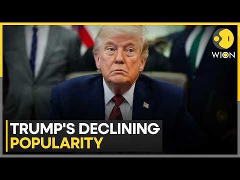 Trump's Approval Ratings: Polls Show Steady Decrease | WION World News