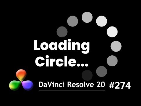 DaVinci Resolve Tutorial: How To Create A Loading Circle Animation Effect