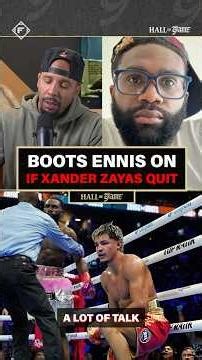 “There is lot of talk about Xander Zayas quitting, maybe we should listen to the guy he just fought”
