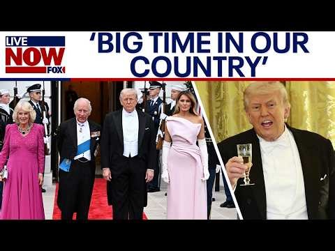 FULL: Trump hosts King Charles for State Dinner at White House