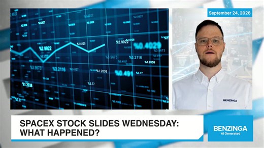 SpaceX Stock Slides