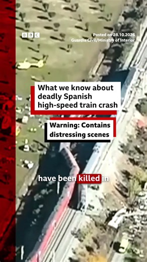 More than 500 passengers were travelling on the trains involved in Wednesday's collision, a spokesperson for the regional government said. #Spain #Madrid #Train #Transport #News #Europe #BBCNews