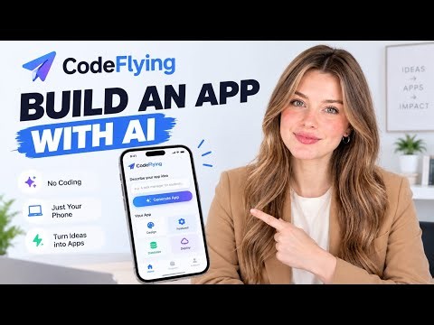 Built a Full App on My Phone in 2 Minutes With AI! 🤯 | CodeFlying Tutorial