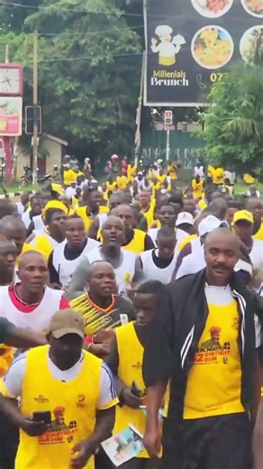 HON TAYEBWA AT MK RUN FOR HELP #shorts #music #ugandanmusic
