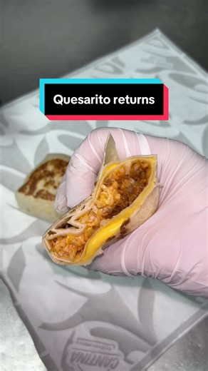 Quesarito Returns to Taco Bell Menu