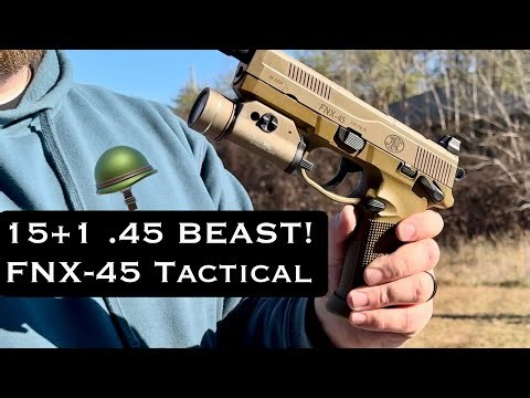 FNX-45 Tactical - The King of Threaded .45 ACP Pistols?