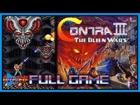 Contra III: The Alien Wars|Full Playthrough|No Deaths