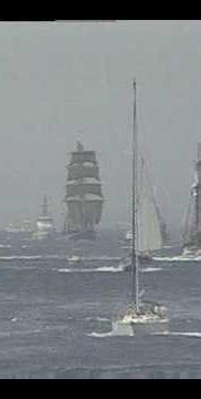 Tall ships sail through Cape Cod