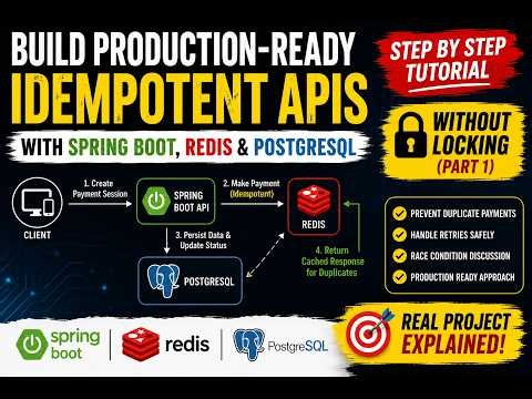 Build Production Ready Idempotent APIs using Spring Boot, Redis & PostgreSQL