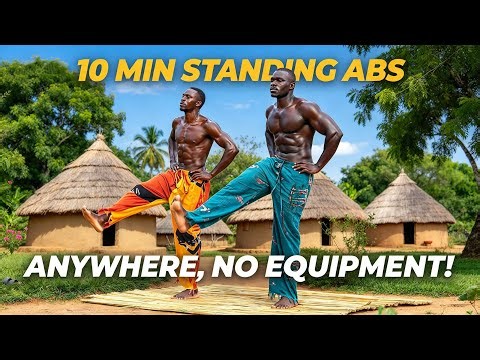 10 Minute Standing Abs Workout at Home 💪 | No Equipment, Do It Anywhere