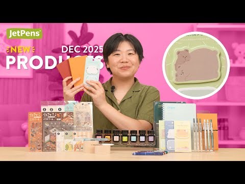 NEW Stationery from December 2025 at JetPens! | New Washi Tapes, Stickers, & Memo Notes! ✨🧸