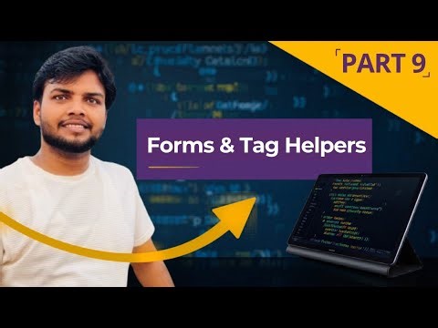 .NET Core Tutorial for Beginners | Part 9 | Forms & Tag Helpers | cloud to code