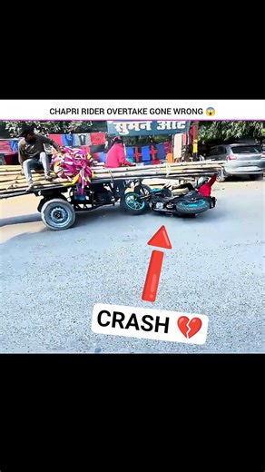 𝗢𝗩𝗘𝗥𝗧𝗔𝗞𝗘 𝗚𝗢𝗡𝗘 𝗪𝗥𝗢𝗡𝗚 🤯💥 𝗠𝗼𝘁𝗼𝘃𝗹𝗼𝗴𝘀 #shorts #chapri #youtubeshorts #motovlog #viral #trending