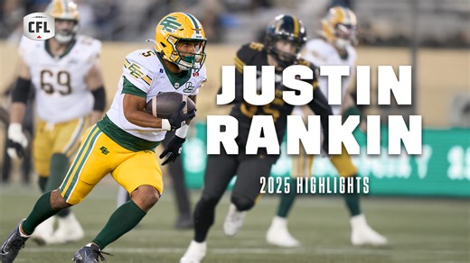 Justin Rankin CFL 2025 Highlights - CFL.ca